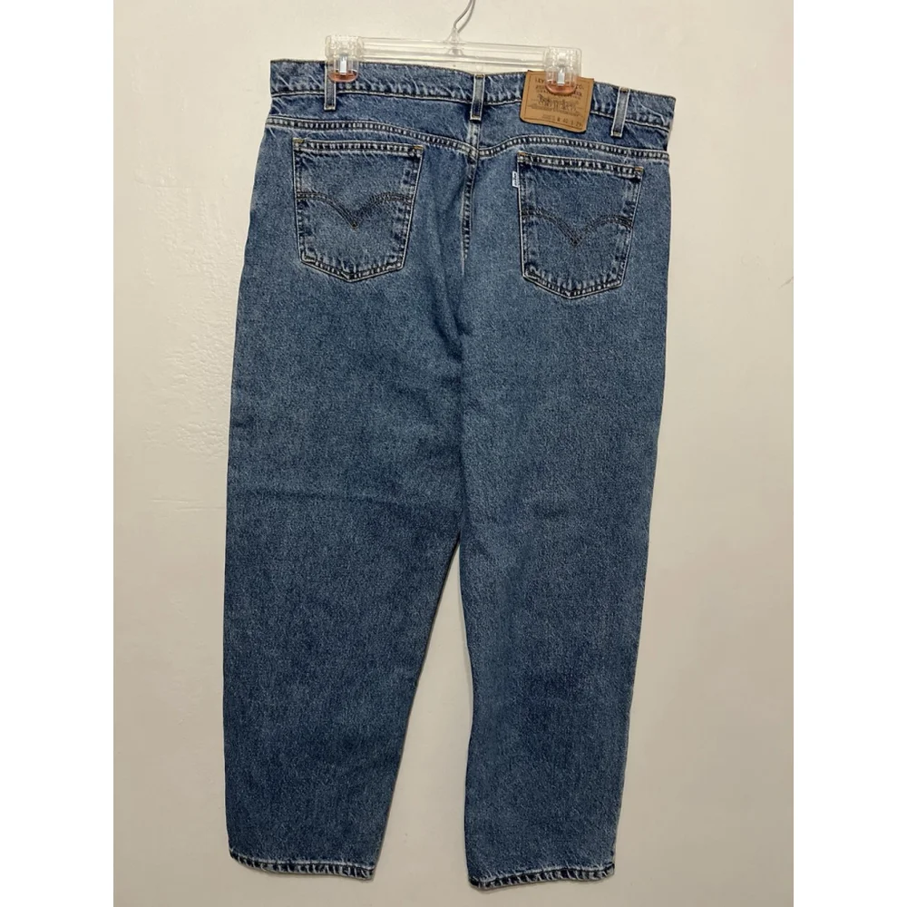 VTG 90s 1997 LEVIS LEVI’S USA‎ Mens 40 x 29 White Tan Jeans Denim Pants